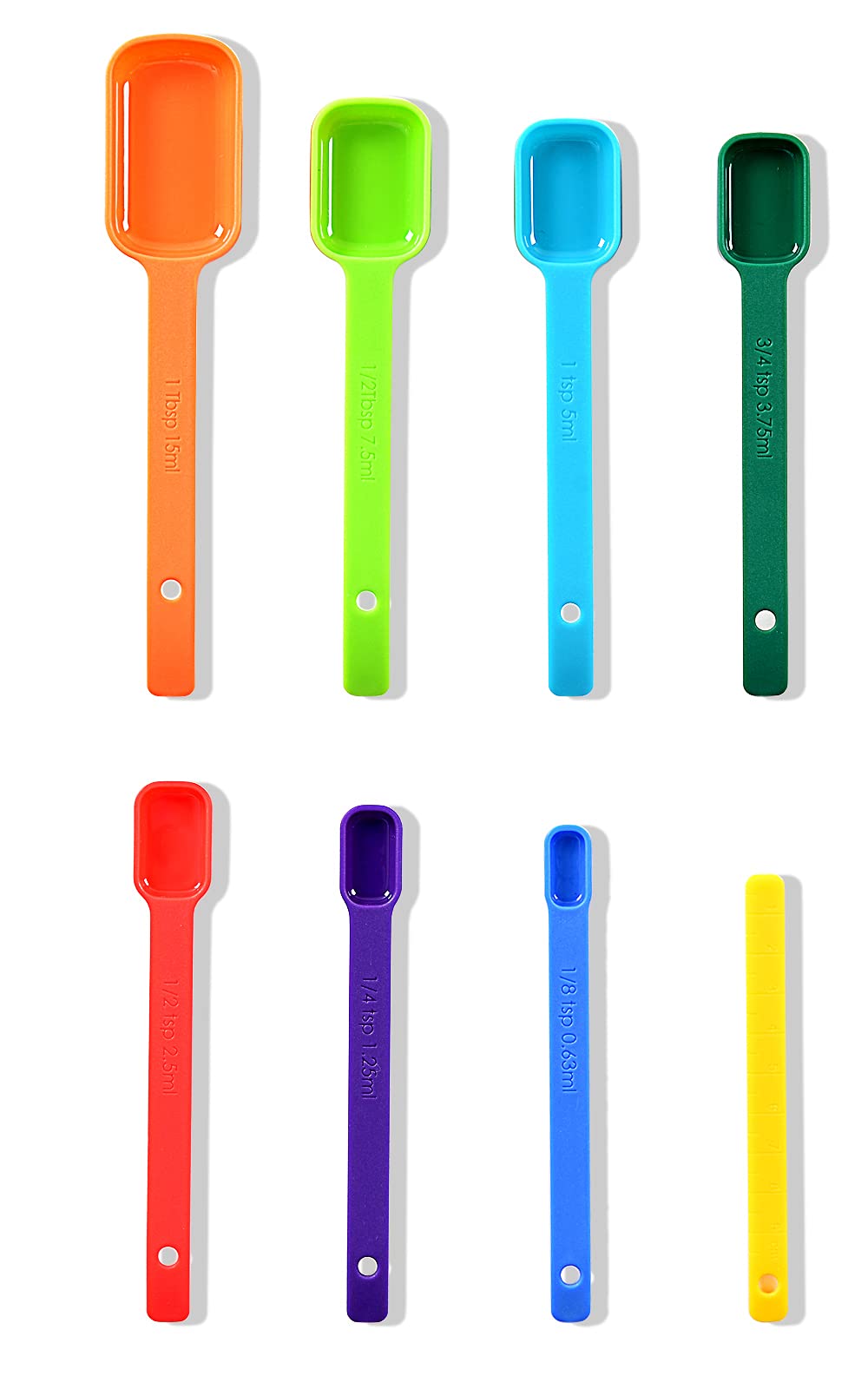 DOTINGHUX Juego de 15 tazas medidoras y cucharas