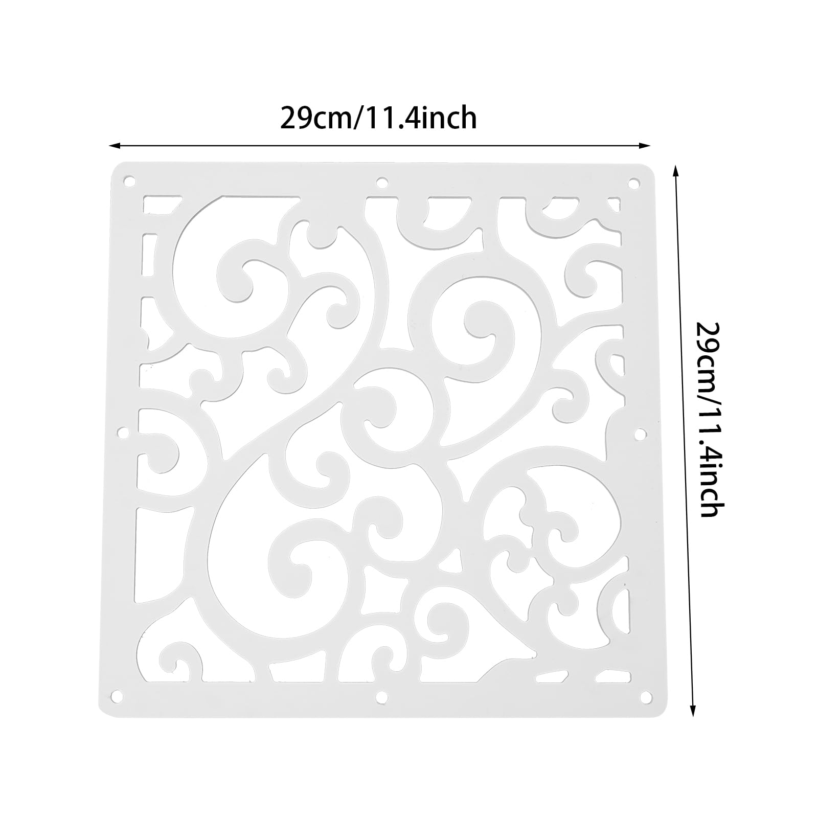 WooDerson 24 separadores de ambientes colgantes, de resina de PVC, biombo colgante, para puertas, salones, ventanas y dormitorios (24, flor de vid)