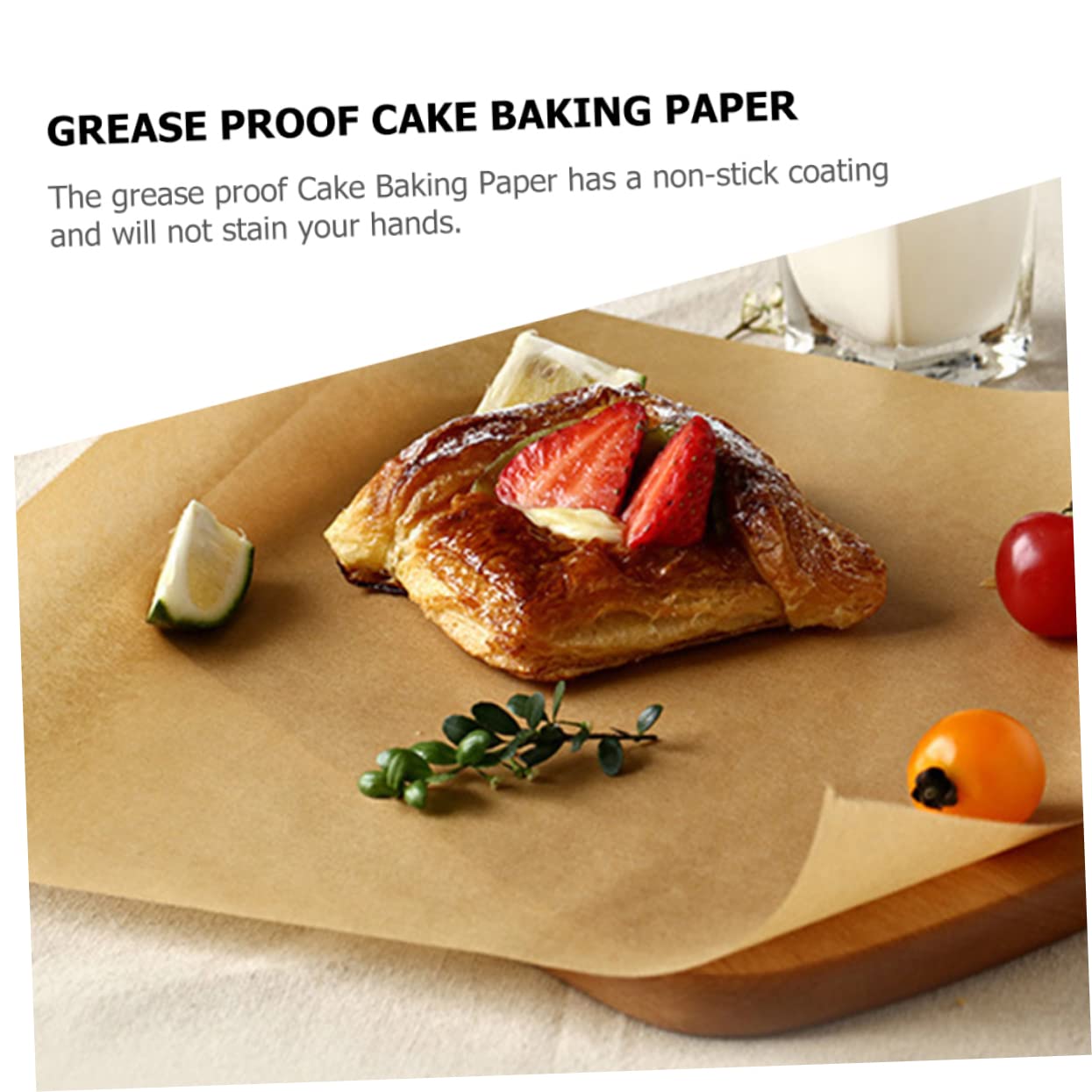 3 rolki Papier silikonowy do pieczenia Akcesoria do grilla Wkładka do koszyka na żywność Akcesoria do frytkownicy Stoły do ​​kuchni i jadalni Papier do pieczenia w piekarniku Chleb domowy Papier do pi