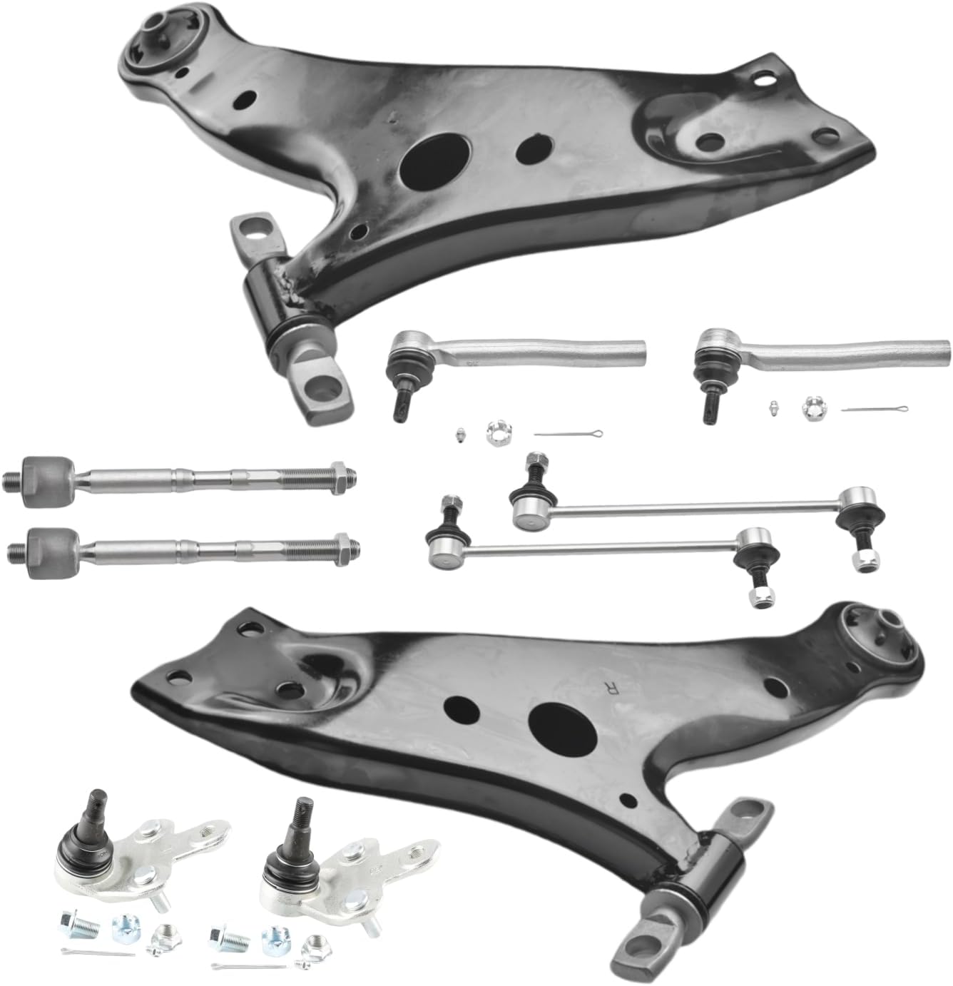 Front Lower Control Arm Fit for Lexus RX350 2010-2015 RX450h 2010-2015 Toyota Highlander 2008-2018 Venza 2009-2016 K622945 K622944-10 Set Suspension Kit