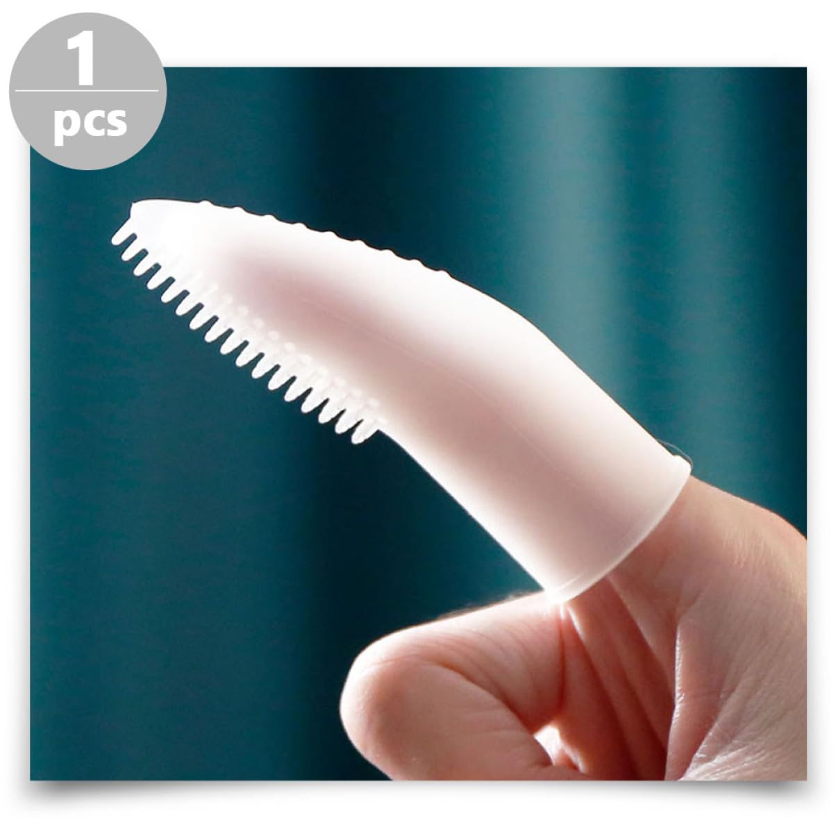 YARNOW 4pièces Brosse à Dents Silicone Pour Chien Outil De Nettoyage Pour Animaux Confortable Pour La Et Éliminer