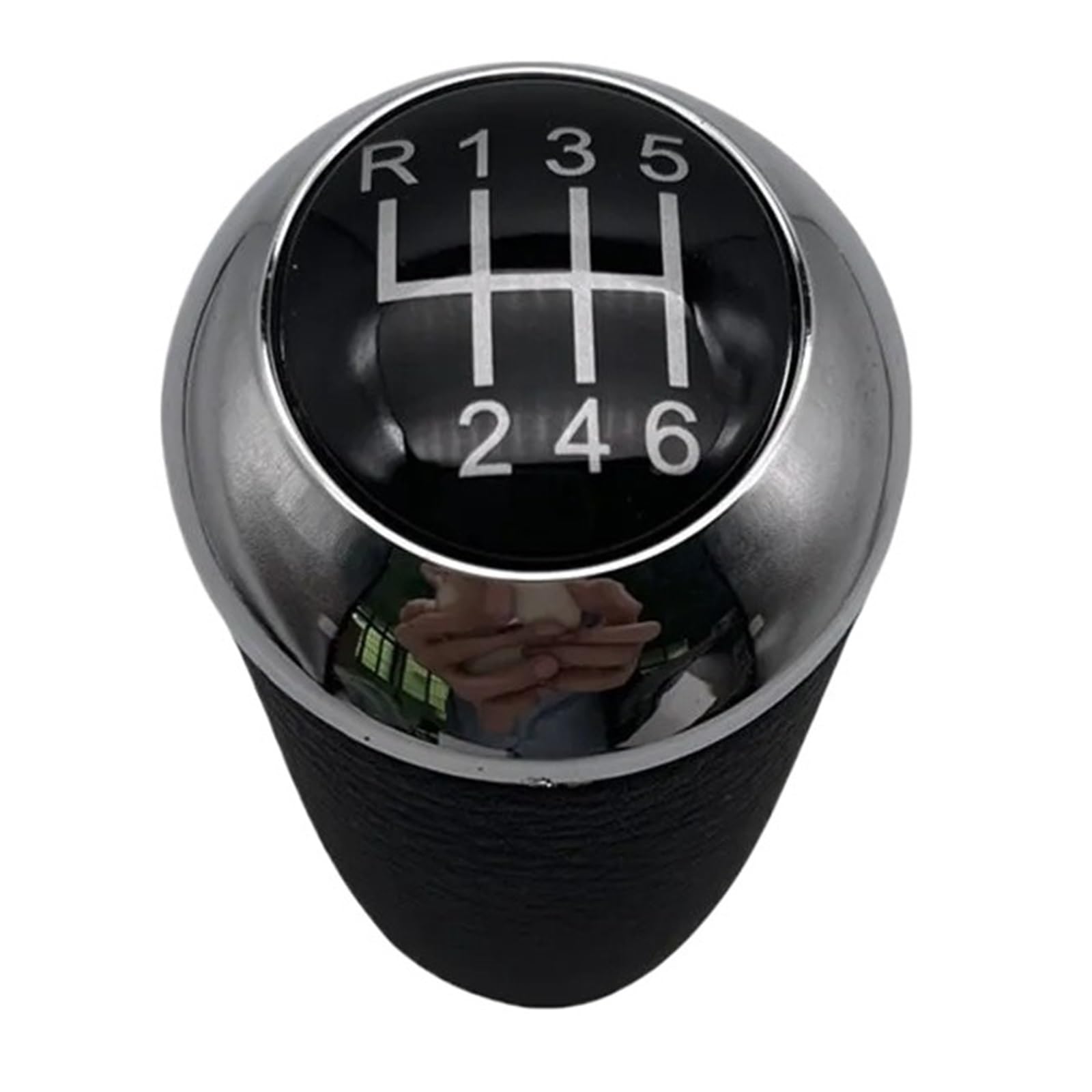 GLBLPEXELR Leather Gear Knob for Mazda 3 BK BL CW 6 5 3Series CX-7 for Mx-5 5/6 Speed Car Gear Shift Knob Leather Lever Head Ball(6 Speed)