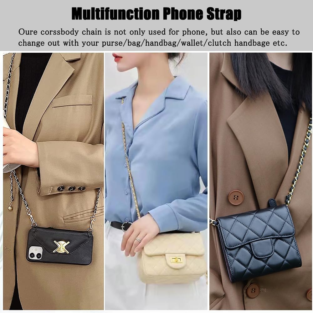 Wiska Cell Phone Lanyard Crossbody Hanging Chain Mobile Holder