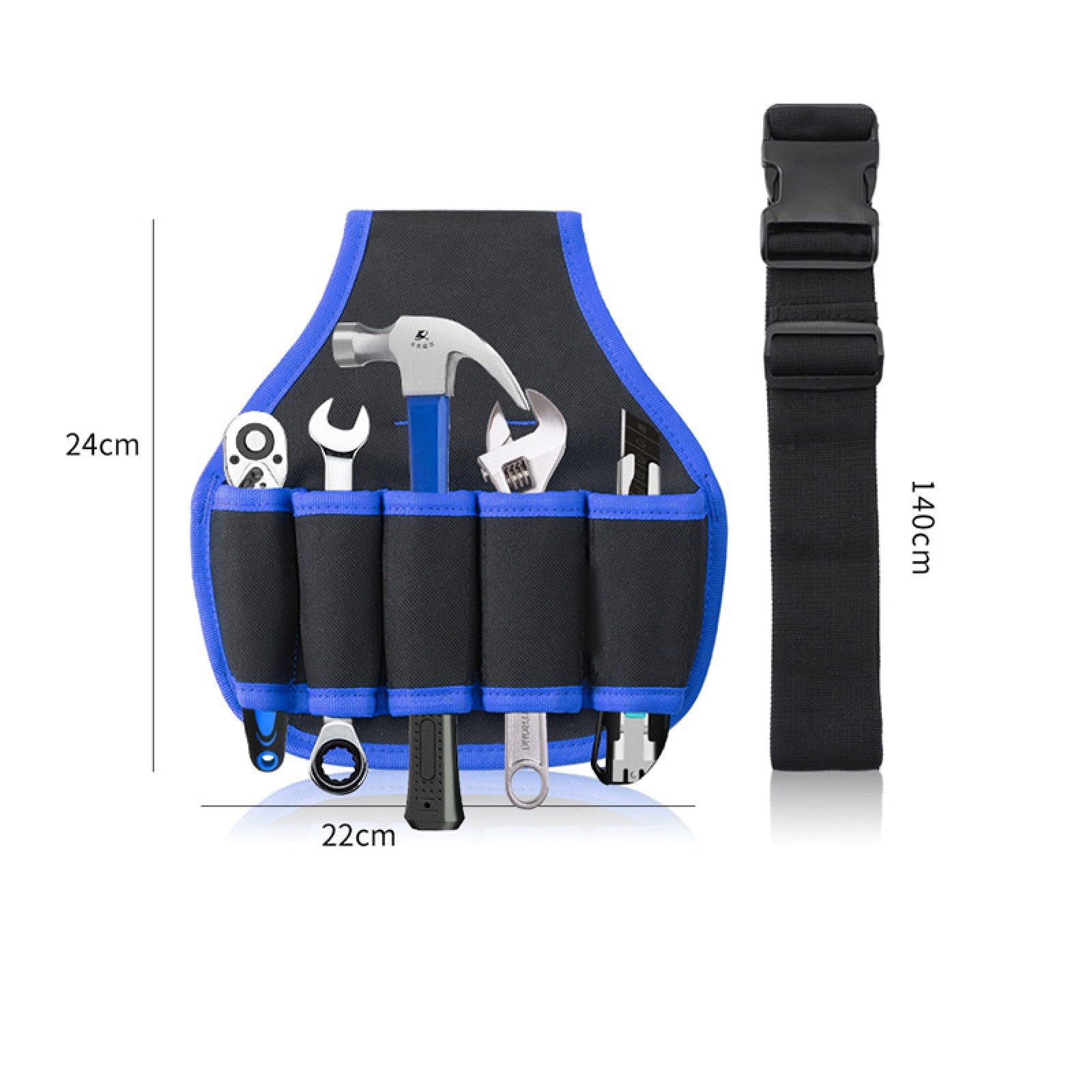 Borsa Porta Attrezzi, Custodia Per Elettricista, Borsa Per Elettricisti, Borsa Magazzino Utensili, Cintura Porta Attrezzi Multi Tasche, Per Elettricista,Carpentiere(Giallo 26.5 * 13.5 * 5cm