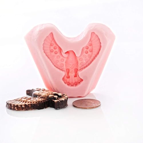 Miniatura 4 de Eagle - Molde de silicona para alimentos, fondant, chocolate, caramelo, resina, polímero de arcilla