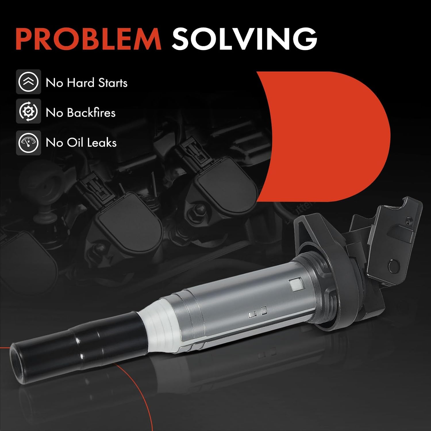 A-Premium Engine Ignition Coil Packs Compatible with BMW 325i 325Ci 328i 330Ci 335i 435i 525i 528i 530i 535i 640i 740i E 7