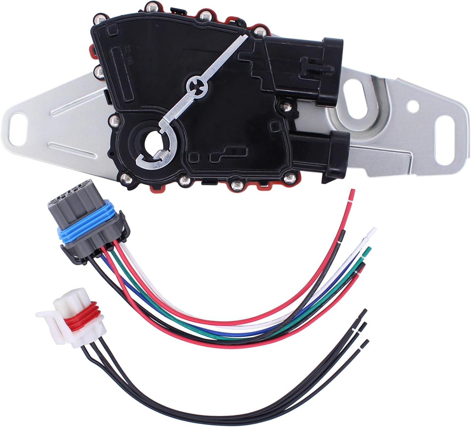 MOTOKU Park Neutral Position Back-up Lamp Safety Switch w/Connector Wire Harness Kit for 4L60E 4L80E Transmission Express Suburban Silverado Avalanche Savana Sierra Yukon C/K Escalade 1995-2003