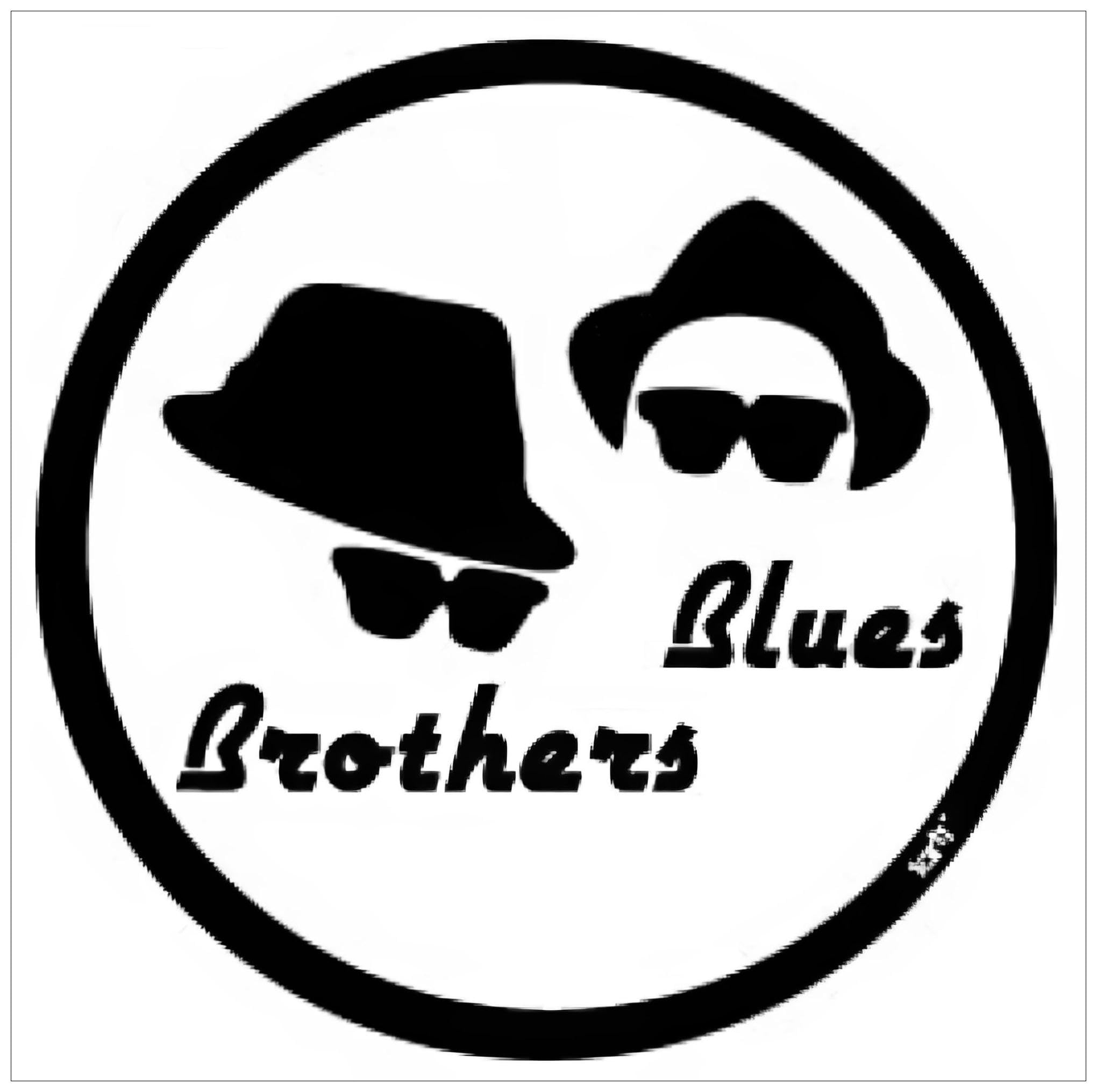 1art1 Blues Brothers Logo, Hats and Sunglasses Poster
