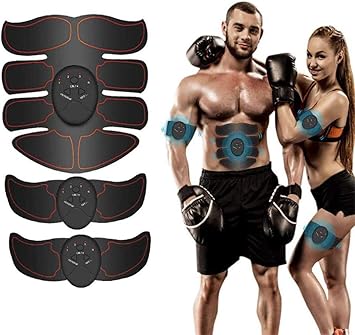 Amazon Abs刺激装置 男性 女性用腹筋トレーナーems筋肉トナー 腹部 腰 腕 太もも ふくらはぎなどのフィットネストレーニング機器 Siixing Ems 腹筋ベルト