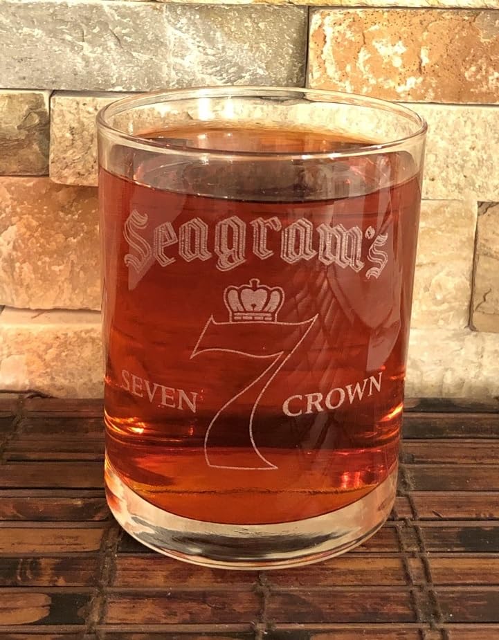 SEAGRAM'S SEVEN CROWN Whiskey Glass