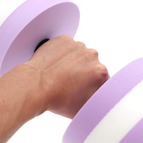 Miniatura 6 de Sewroro Mancuernas de agua ligeras para ejercicio acuático, mancuernas de EVA para agua, barra de mano para piscina, fitness, ejercicio, aeróbic