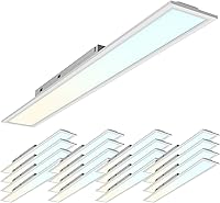 Vista 10 de LUXRITE Panel retroiluminado LED empotrable de 6 x 4 pies, 4CCT seleccionable a color 3000K 3500K 4000K 5000K, potencia seleccionable 18W/28W/40W