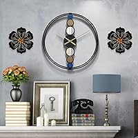 Vista 26 de Decoración artística de pared de flores de metal, escultura floral moderna y rústica de 9 pulgadas, hierro envejecido para colgar en la pared