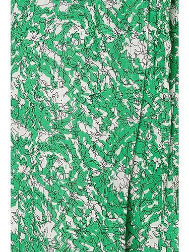 ESPRIT Women's Dress Woven Nursing Short Sleeve Allover Print, Bright Green-330, S