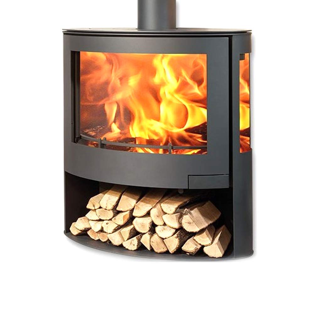 Panadero IRIS EcoDesign - Estufa de chimenea de diseño de 3 discos de eficiencia energética A + EXT. Aire de suministro de aire – 7,8 kW