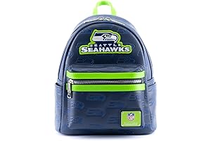 Loungefly NFL: Seattle Seahawks Logo All Over Print Backpack