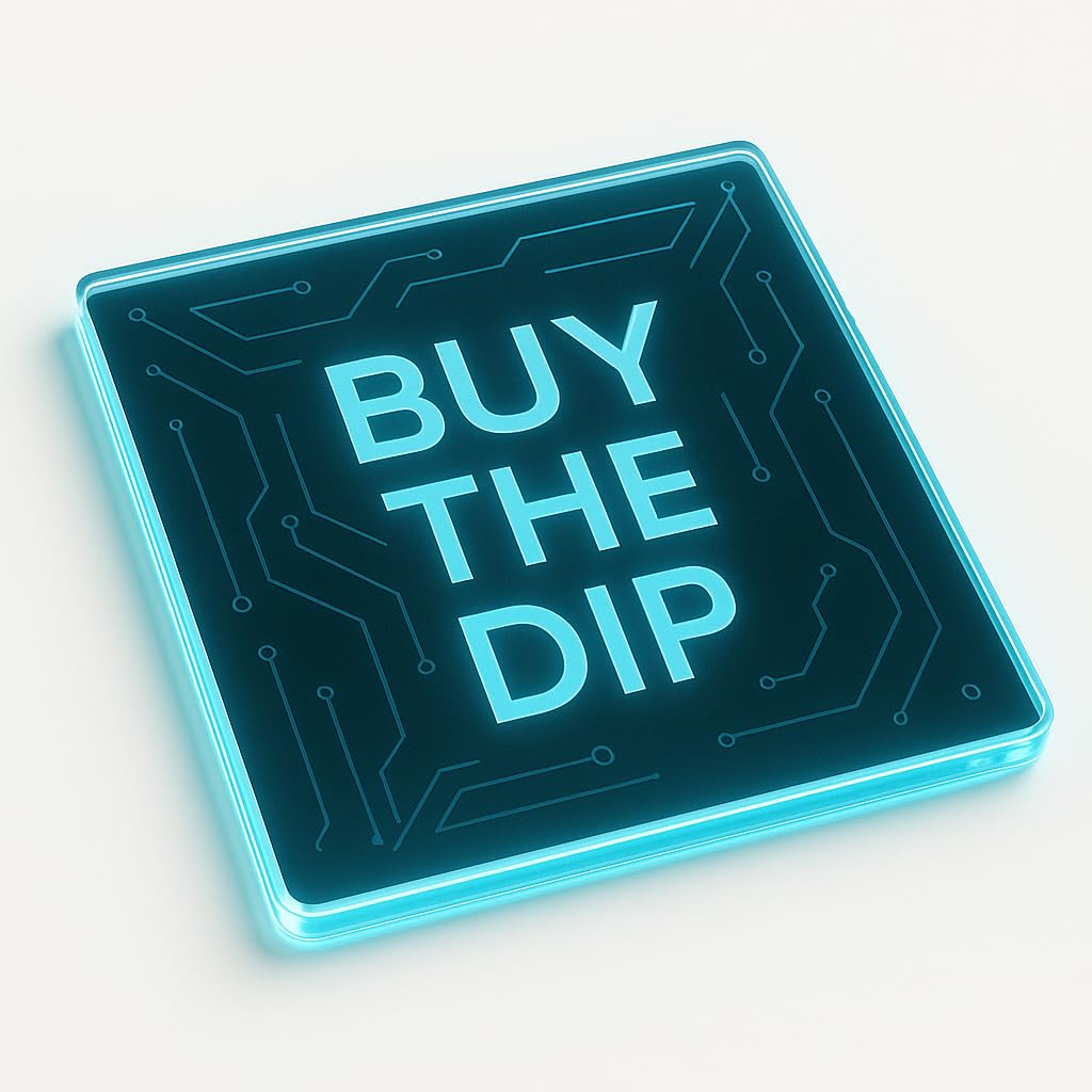 The Plum Penguin Crypto Glow Futuristic Acrylic Coaster Gift - Design For Tech Enthusiasts & Traders, Unique Home Office Accessory