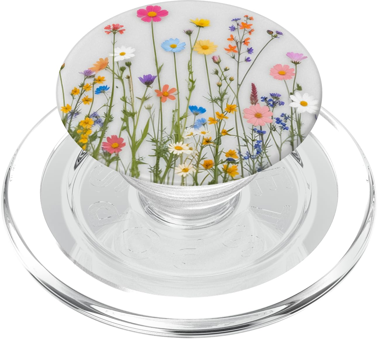 Flower Bouquet Floral Pattern PopSockets PopGrip for MagSafe