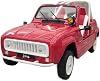 1:18 for Renault 4L JP4 Off-Road Vehicle Simulation Resin Car Model Collectible Desktop Ornaments Mini Simulation Toys