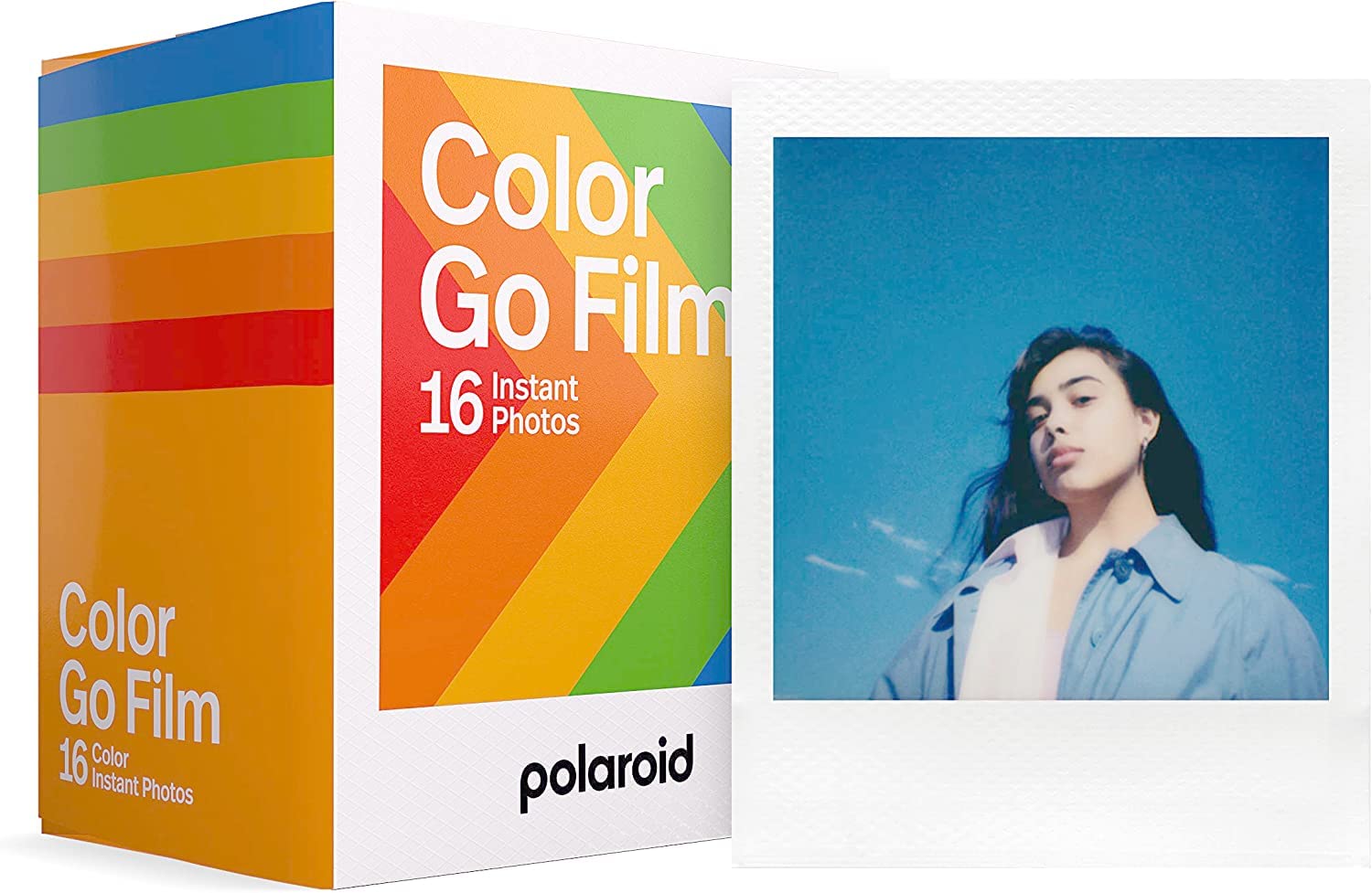 Polaroid Originals Bundle Go Instant Camera con 5 confezioni doppie (80 stampe) di pellicola colorata e panno in microfibra