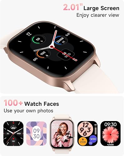 Miniatura 6 de TOOBUR Reloj inteligente para hombres y mujeres, responderhacer llamadas, Alexa integrado, rastreador de fitness, ritmo cardíaco, monitor de sueño,