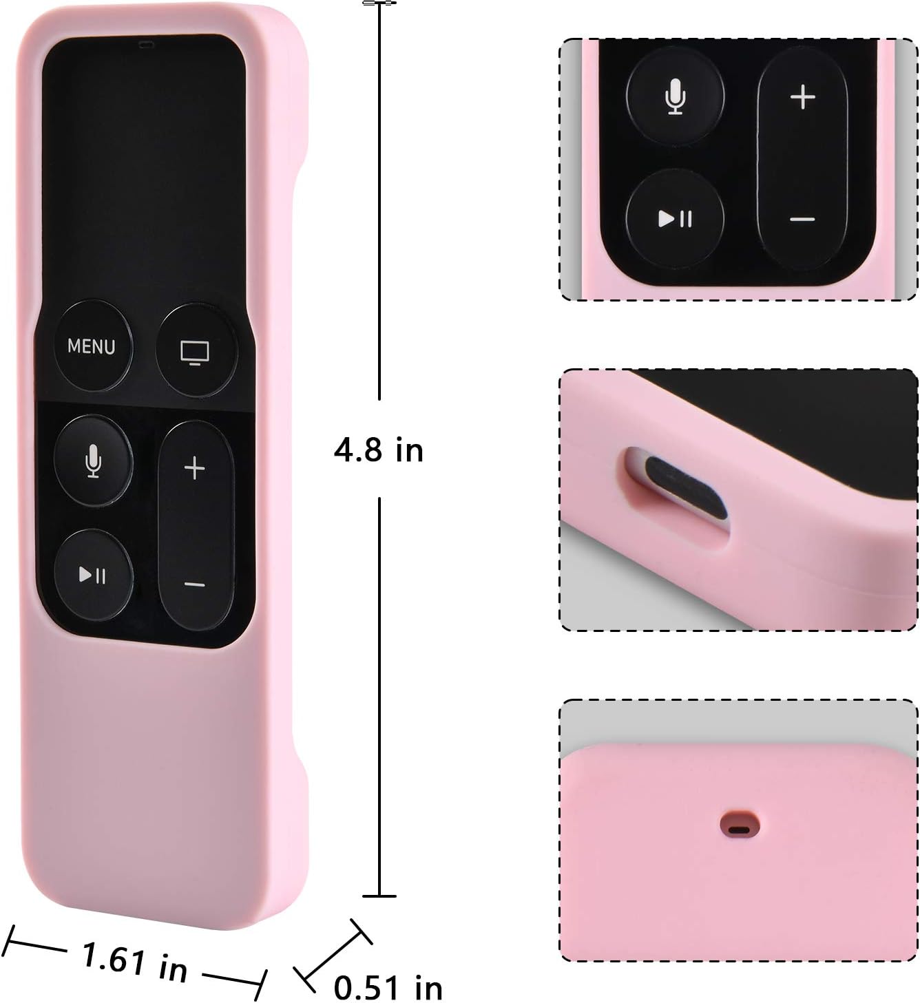 Popular pkrLOVEwm Shockproof Silicone Remote Control Case for Apple TV 4th Gen 4K 5th Siri Remote Controller,Remote Case Compatible with Apple TV 4K (5th) and 4th Generation. (Coral Pink) Cheap pkrLOVEwm Shockproof Silicone Remote Control Case for Apple TV 4th Gen 4K 5th Siri Remote Controller,Remote Case Compatible with Apple TV 4K (5th) and 4th Generation. (Coral Pink)
