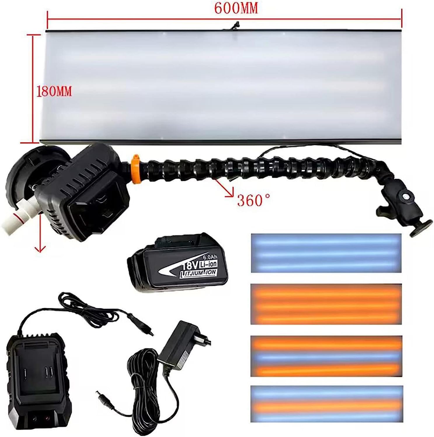 Amazon.co.jp: 車のデントリペアライト、PDRランプツール、LEDライン 