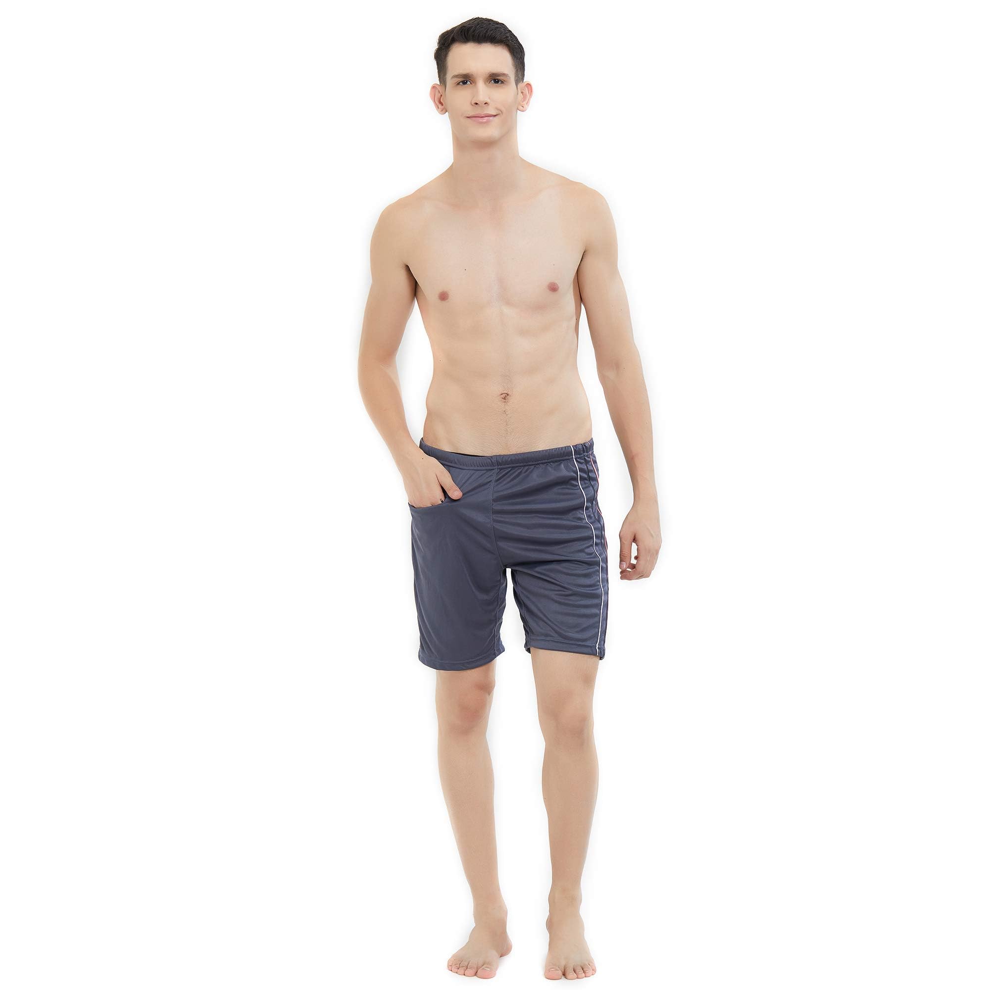 Swimming Shorts for Men | Quick Dry Stretchable Swim Trunks with Drawstring & Pocket | UV Protection Swimwear for Beach, Pool, Gym | Sizes M to 3XL