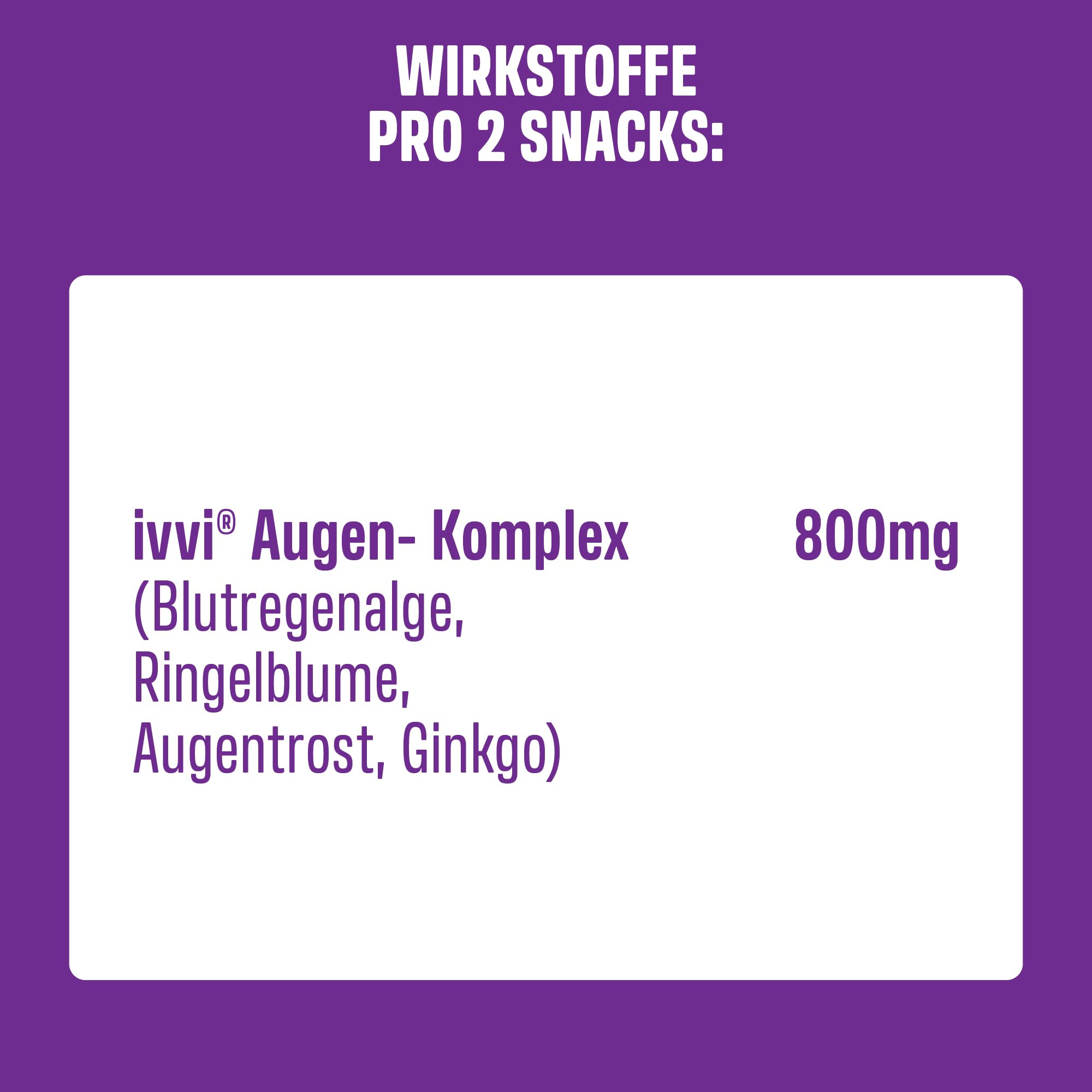 ivvi Vision – Augenpflege Snacks für Hunde | Mit DHA, Astaxanthin, Blaubeere & Augentrost | Unterstützt Augenkomfort & Netzhaut | 60 weiche Snacks (270 g)