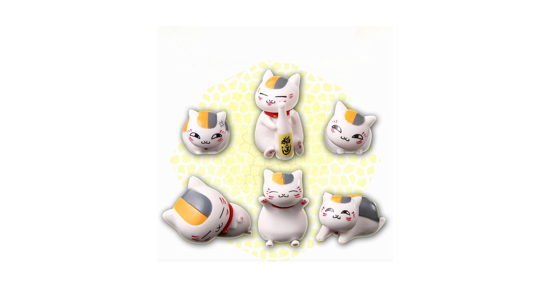 【新品未開封】夏目友人帳 ミニフィギュア ストラップ 8個セット Amazon | 夏目友人帳 ニャンコ先生フィギュア ミニ食器