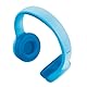 Trust Nouna Kinder Kopfhörer mit Kabel, Lautstärkenbegrenzer (85dB) für Kinderen ab 4 Jahre, On Ear Faltbares Headset mit Mikrofon, 3.5mm Klinke, Kopfhörer Kinder mit Aufkleber, Blau