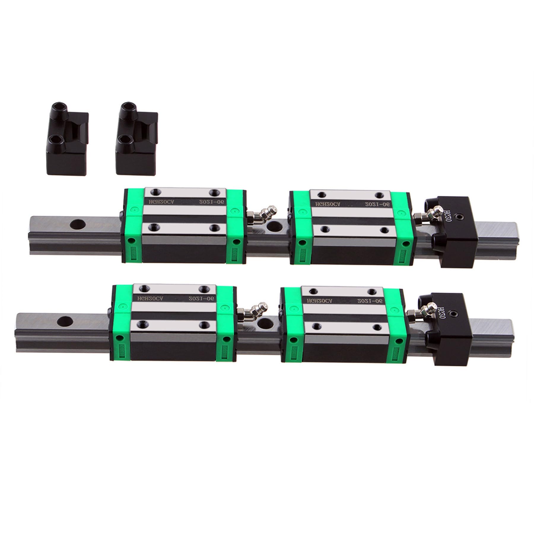 HGR20 Guide linéaire 700 mm Rail linéaire HGH20 + 4 pièces HGH20CA + 4 blocs de patins à traîneau HGH20CA + 4 blocs de délimitation CNC Kit pour fraises CNC DIY