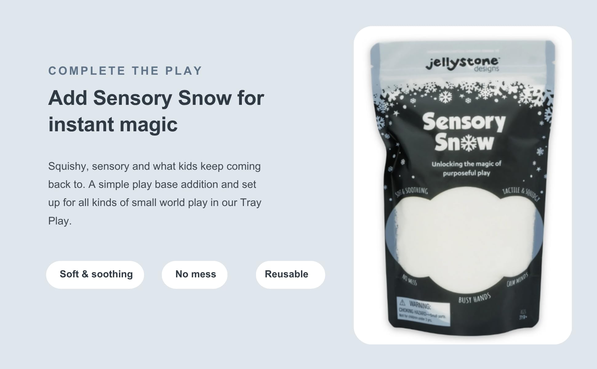 Jellystone Designs Taca sensoryczna dla dzieci – silikonowa taca sensoryczna do sortowania, zabawy dotykowej, zajęć edukacyjnych, zabawek podróżnych, liliowa