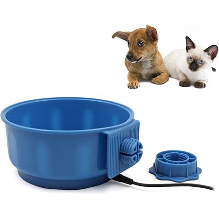 Heated water bowl for rabbits