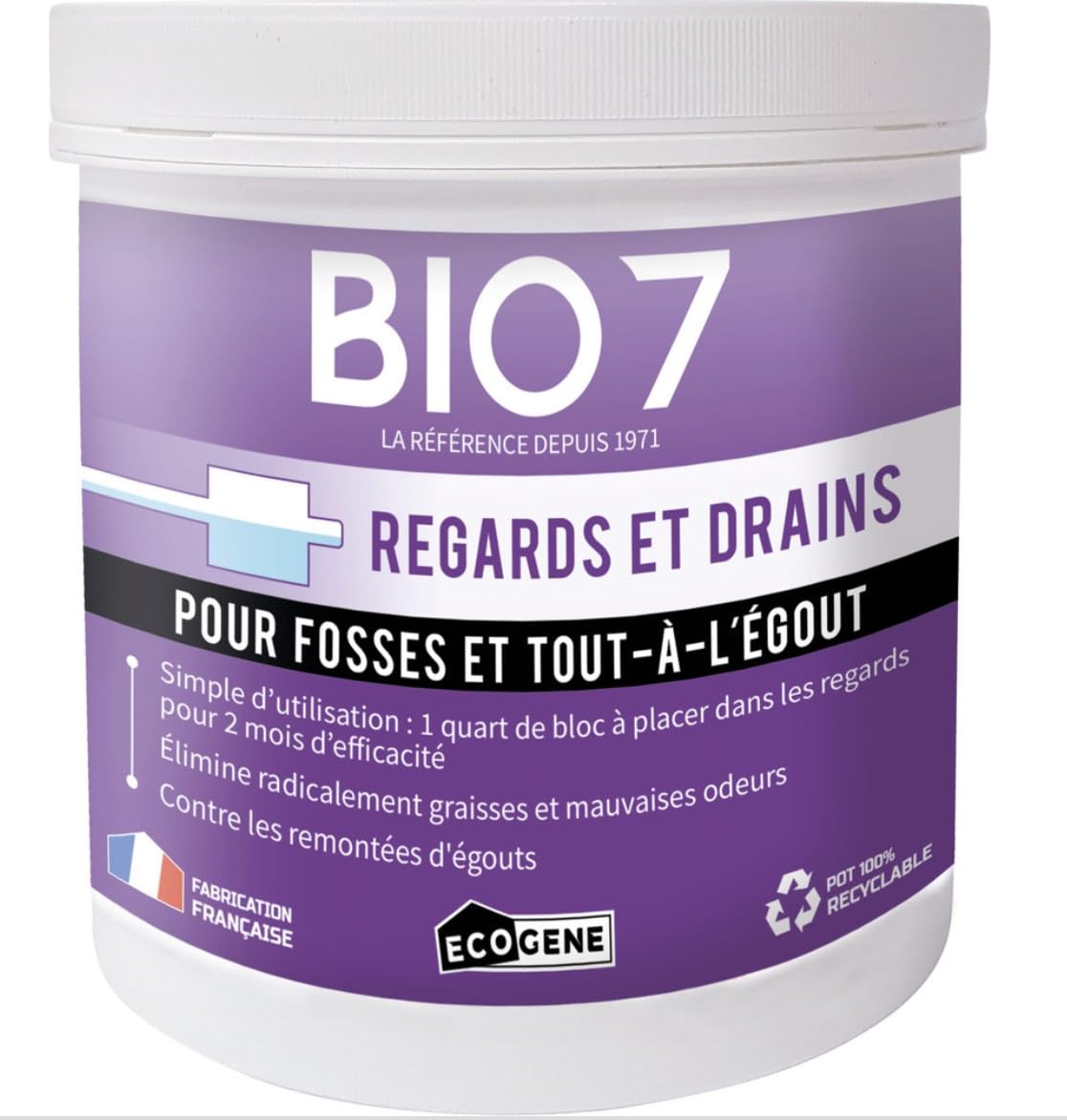 Bio 7 Regard et Drain 4x200 g