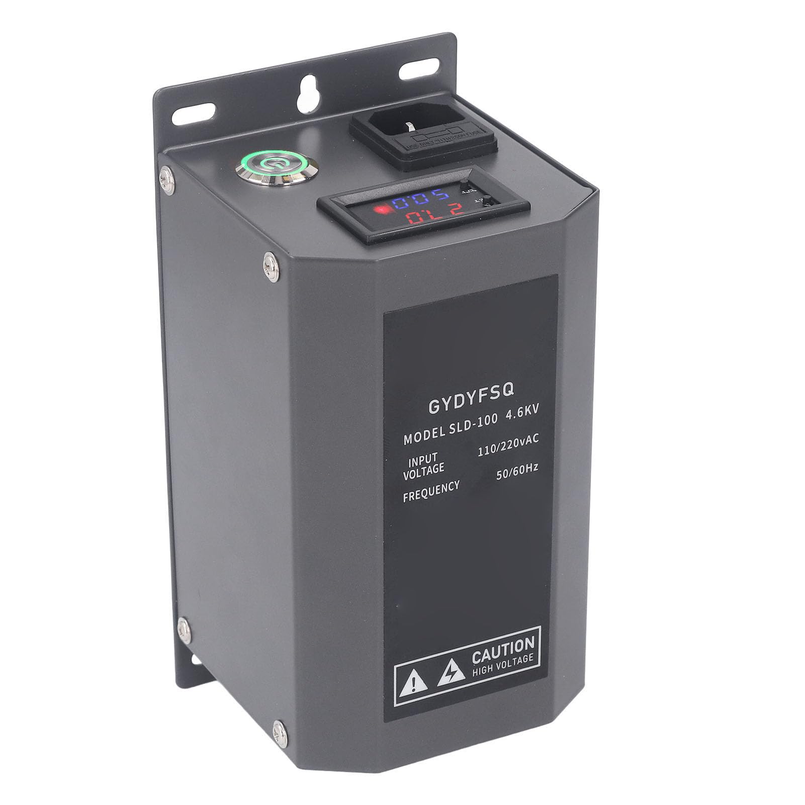 Pistola de Aire Antiestática, Ionizador Antiestático de 10 W con Fusible Incorporado y Fuente de Alimentación de Alto Voltaje de 4,6 KV, para Equipos de Pintura de (Enchufe europeo 220V)