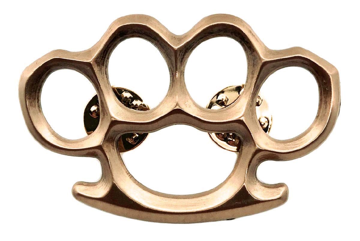 Knuckles Jacket Vest Biker Pin (2.0 X 1.25 inch - p15)