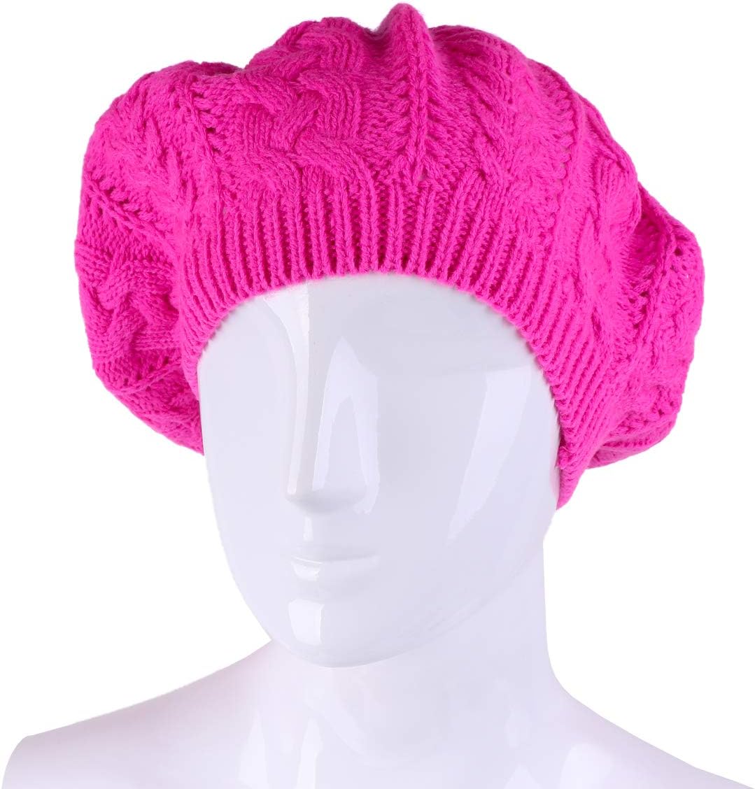 Nollia Soft Knit Solid Color Beanie, Chic, and Lightweight Crochet Knitted Style Beanie Hat for Women, One Size Slouchy Hat - Image 4