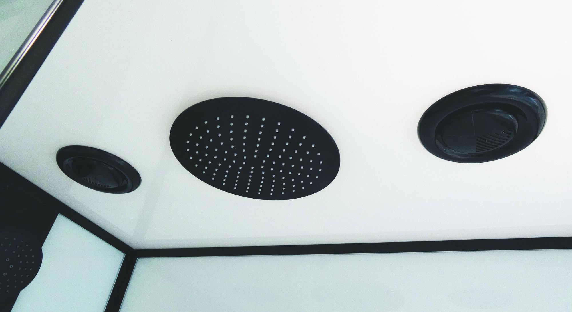 Cabina de Ducha GONEA, Vidrio Templado, 110 x 80 x 212 cm | Vidrio Templado, Tratamiento Antical, Diseño Industrial, Montaje sin Silicona, Receptor de Ducha Práctico