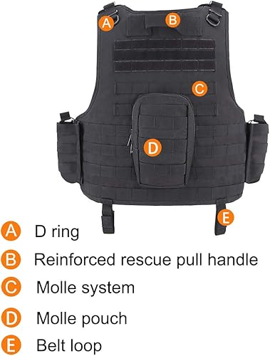 Miniatura 3 de Chaleco táctico Airsoft Painball Chaleco equipo al aire libre para hombres