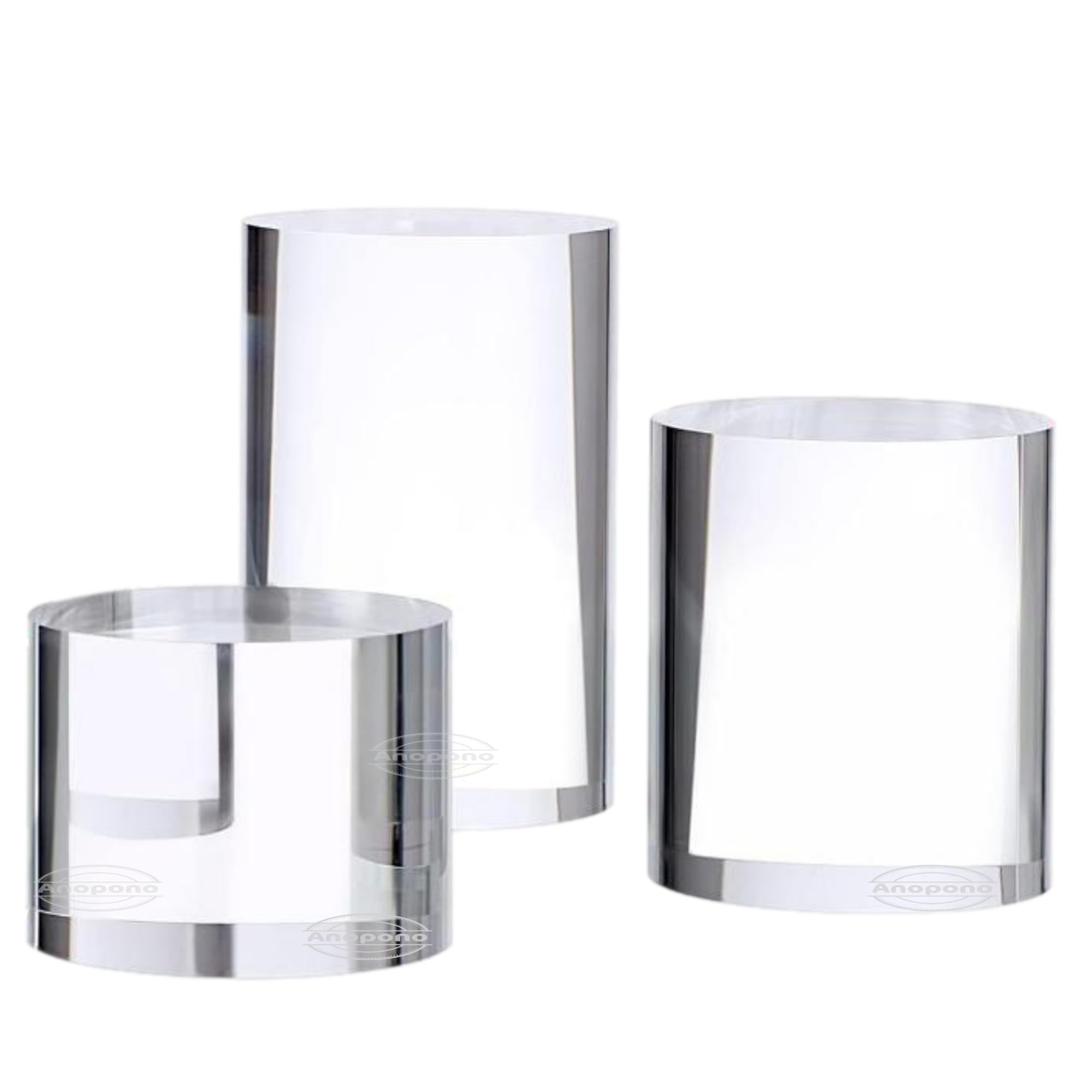 Amazon.co.jp: Anopono アクリルキューブ アクリルブロック 透明