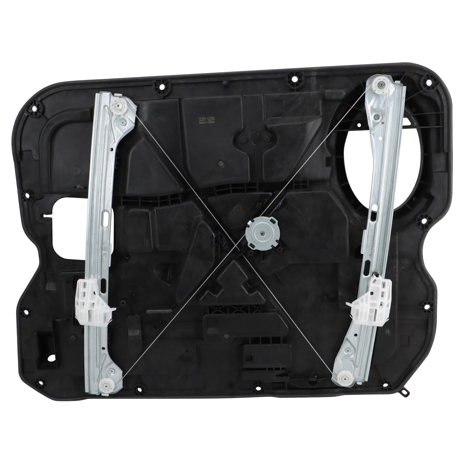 TRQ Front Driver Side Power Window Motor and Regulator Assembly One Touch | For 2013-2018 Ram 1500 2019-2021 1500 Classic 2013-2021 2500 3500 4500 5500