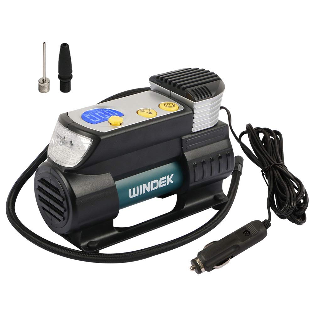 Buy DEEWAZ Car Air Compressor Tire Inflator Pump, Heavy Duty Direct