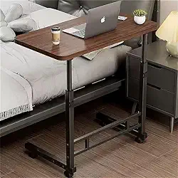 Mesa Notebook Ajustavel Home Office Multifuncional Computador Escrivaninha(Marrom com preto)