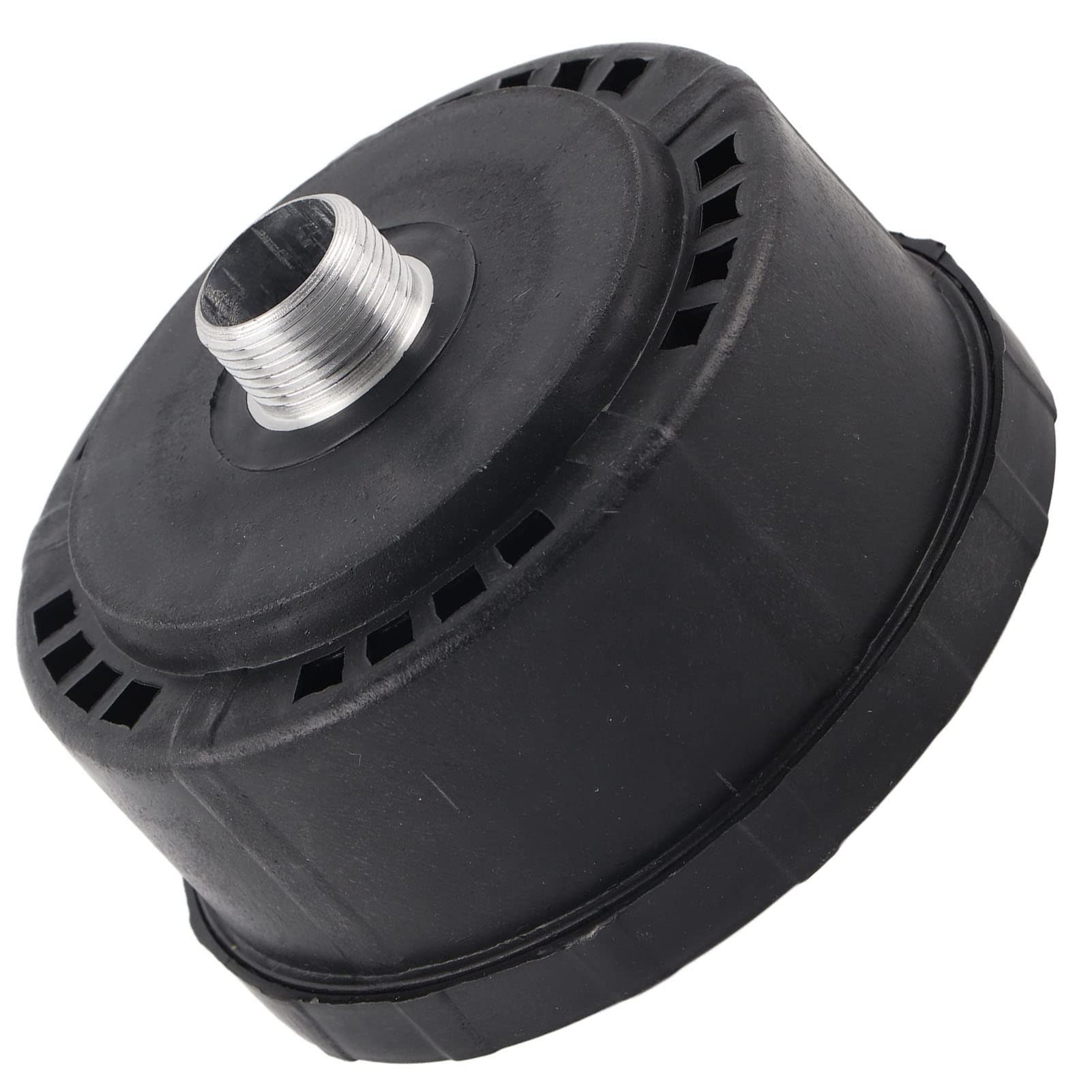 Air Compressor Muffler, Air Pump Muffler with 3/4 25mm 80mm Filter for Screw Compressors