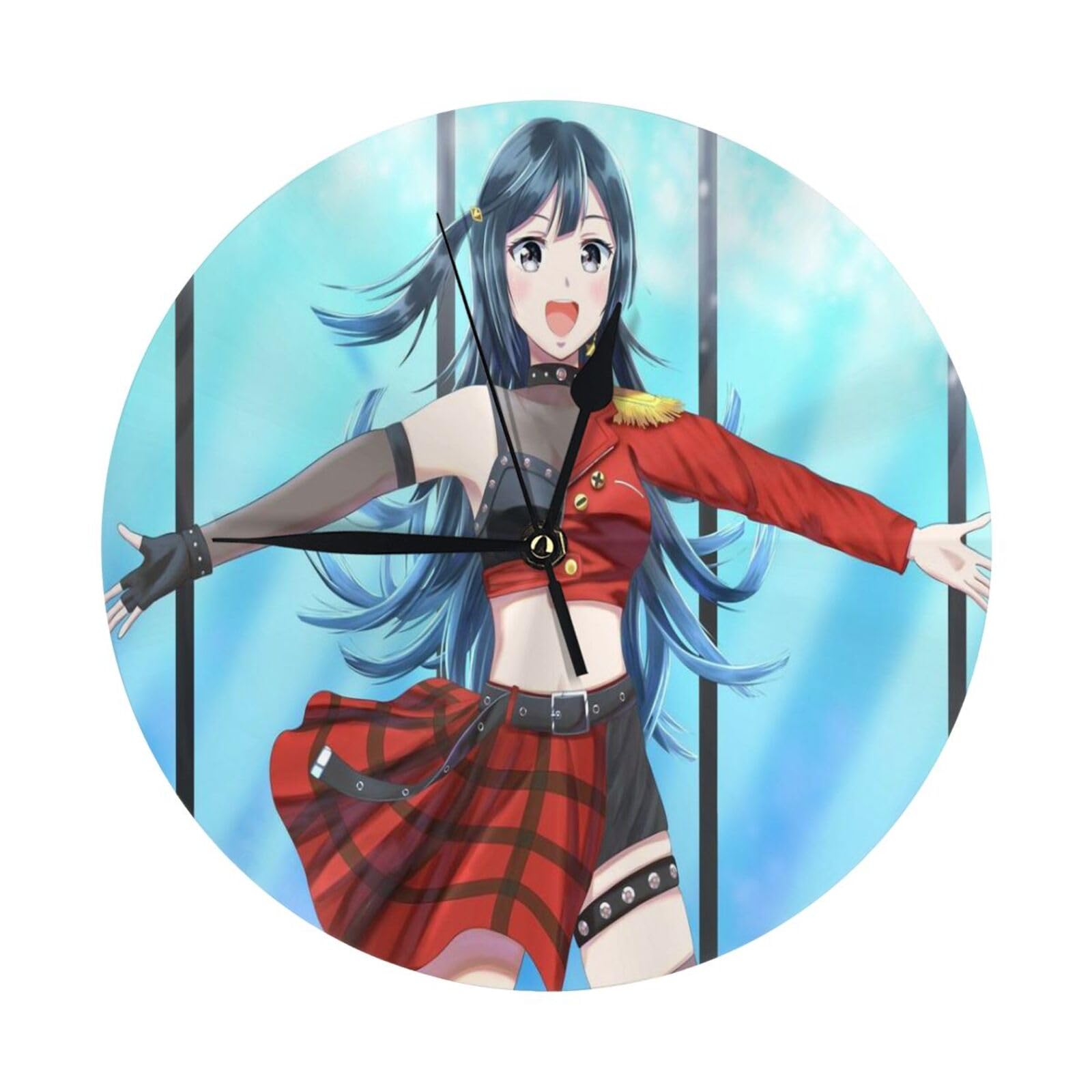 ラブライブ　掛け時計 Amazon.co.jp: ラブライブ 虹ヶ咲優木せつ菜 掛け時計 壁掛け時計 静音