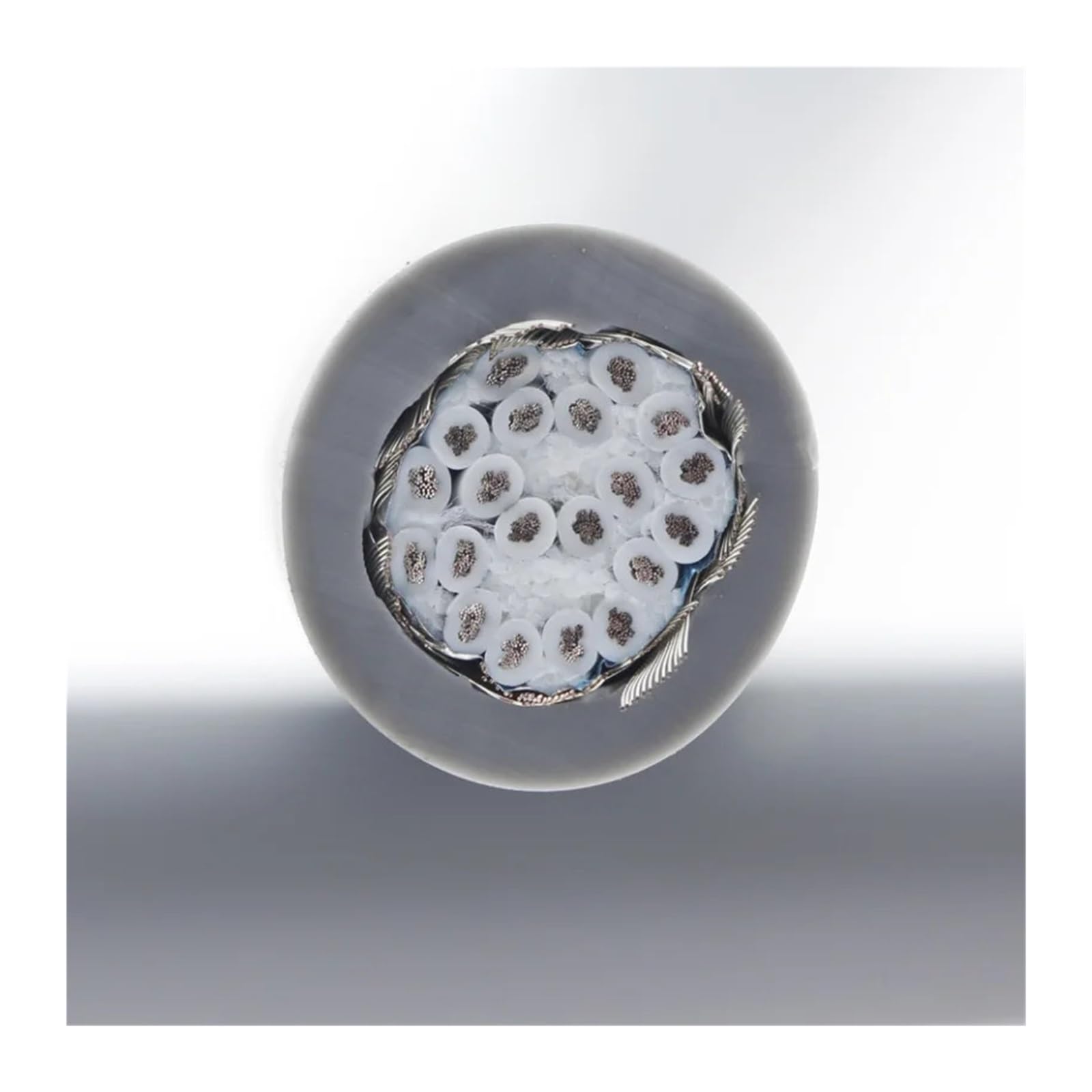 5 m langes, verdrilltes, abgeschirmtes Schleppleinenkabel, 2-8-adriges PVC