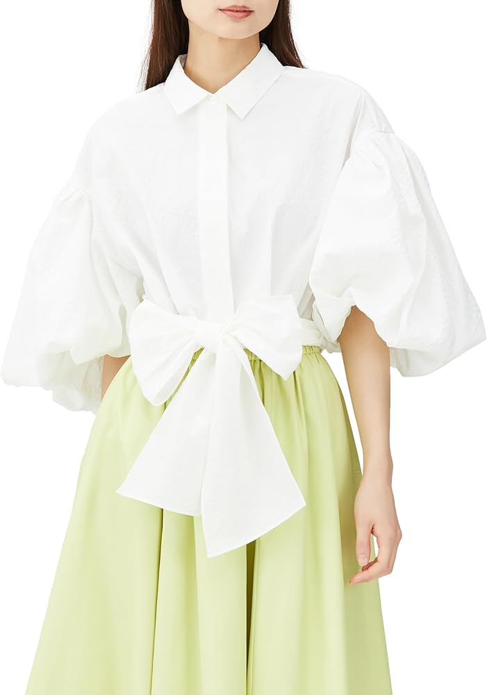 Amazon | [ダブルスタンダードクロージング] Sov.パフスリーブリボン