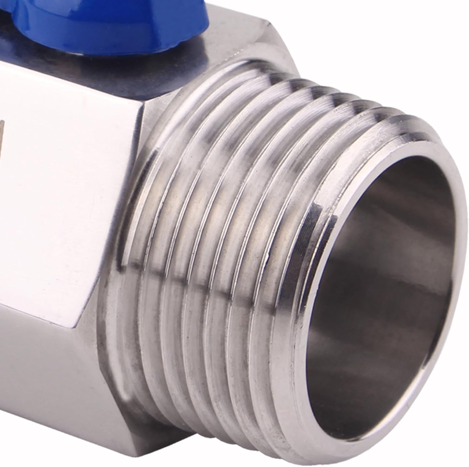 DERNORD Stainless Steel Ball Valve - 1 Inch NPT Thread Male Small Mini Ball Valve (1" Male&Male)