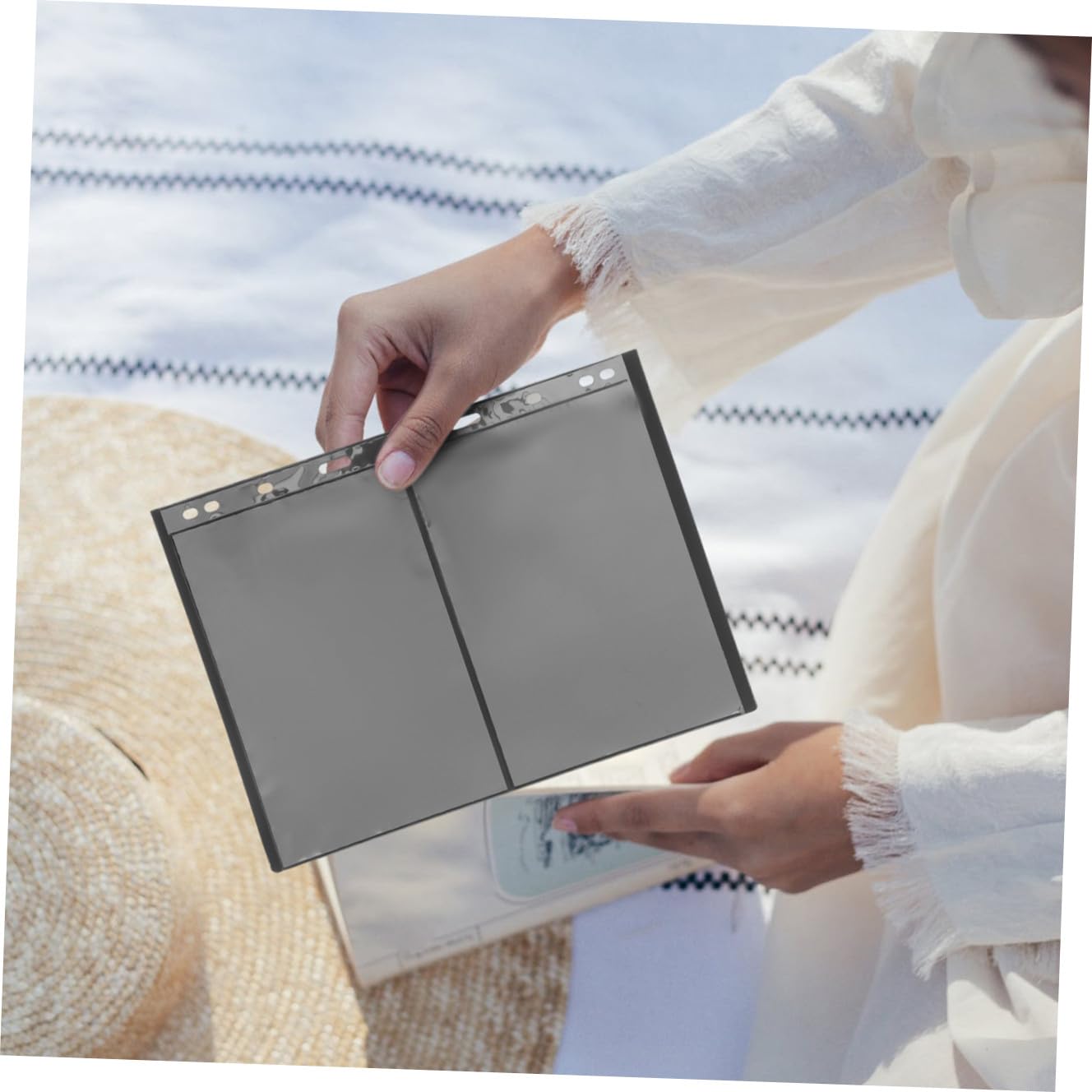 Album de Collection de Timbres 10 Pièces en PVC Transparent